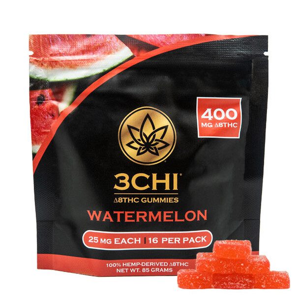 3Chi Delta-8 Watermelon Gummies