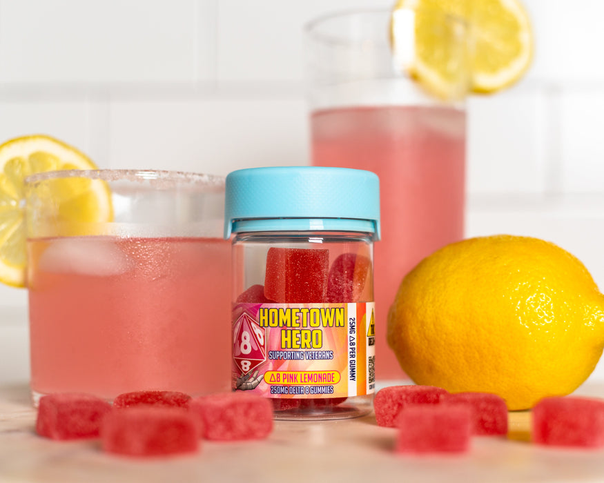 Delta 8 Gummies (Pink Lemonade)