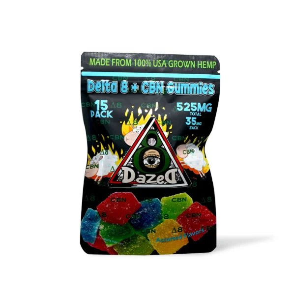 Dazed Delta-8 + CBN Gummies